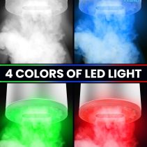 White Hookah Pump with 1300 mAh Rechargeable Battery Electric Hookah Air Pump Kit with Led Light Mini Hookah Pump Starter Universal Shisha Hookah Starter Kit Helper