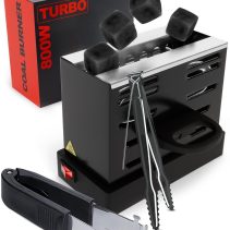 Premium Hookah Coal Burner Black Burner for Hookah Charcoal Toaster Multipurpose Electric Stove